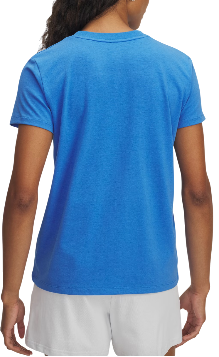 T-shirt Under Armour Under Armour Rival Core Short Sleeve T-Shirt Blå | 1383648-402, 1