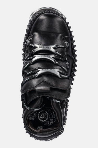 Sneakers og sko VETEMENTS New Rock Edition Fire Platform Sort | UA66SN100B, 3