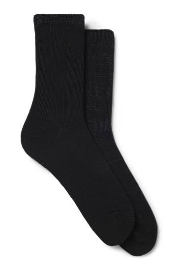 Sokker BOSS Two-pack short-length socks with sparkling details Sort | 50548291, 0