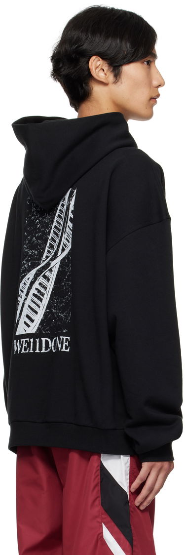 Sweatshirt We11done DNA Hoodie Sort | WD-TH2-25-833-U-BK, 2