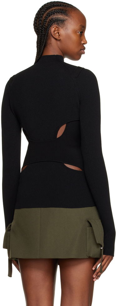 Sweater Dion Lee Dion Lee Interlink Turtleneck Top Sort | C7151R23, 2