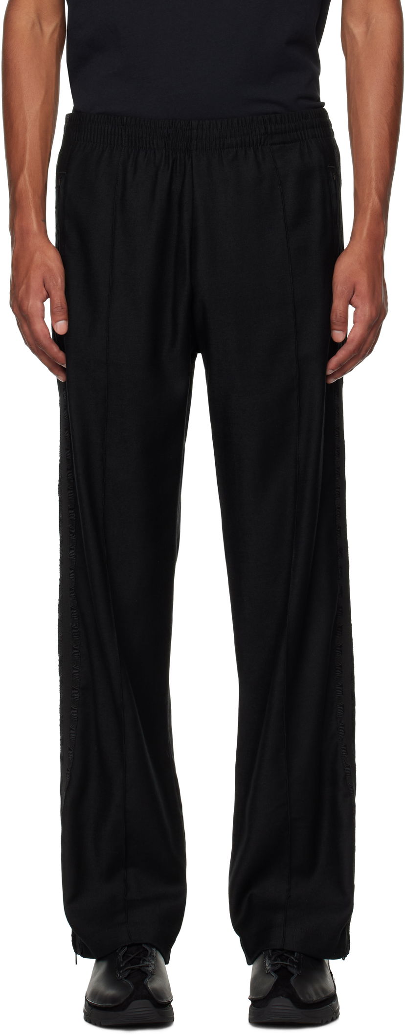 Joggingbukser OUR LEGACY Canvas Jersey Track Pants Sort | M4246TBC