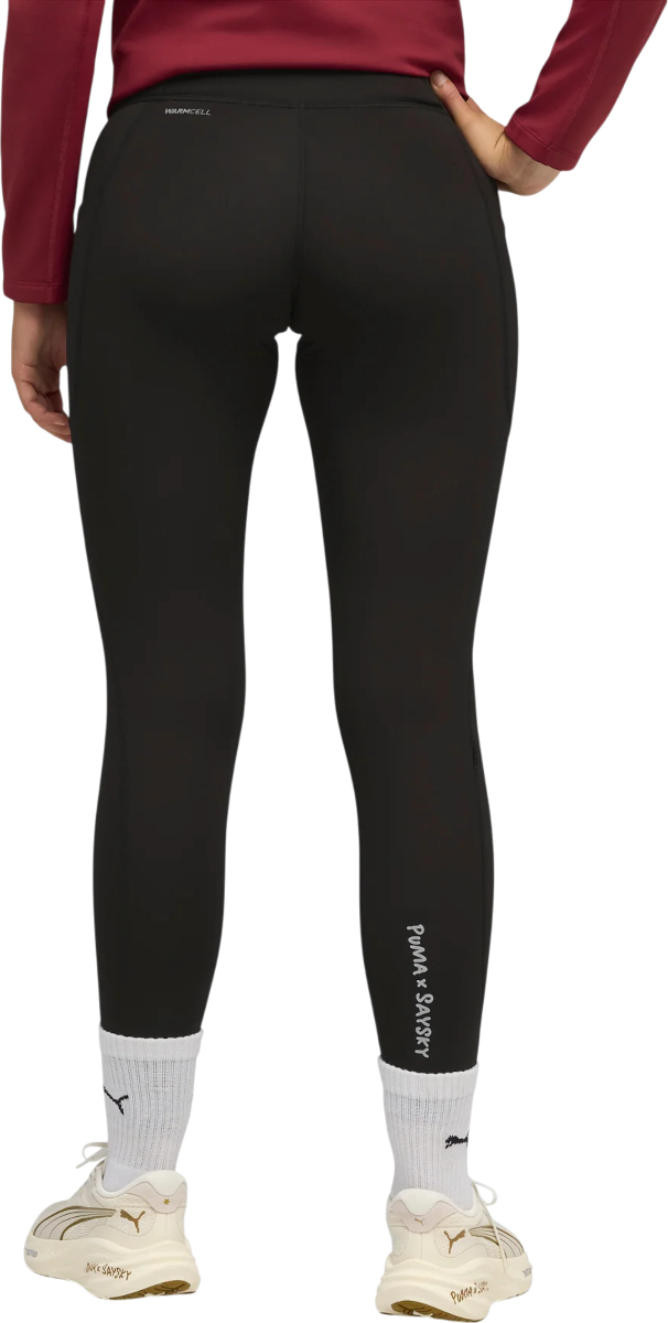 Leggings Puma Puma x Saysky Fleece Tights Sort | 527560-01, 1