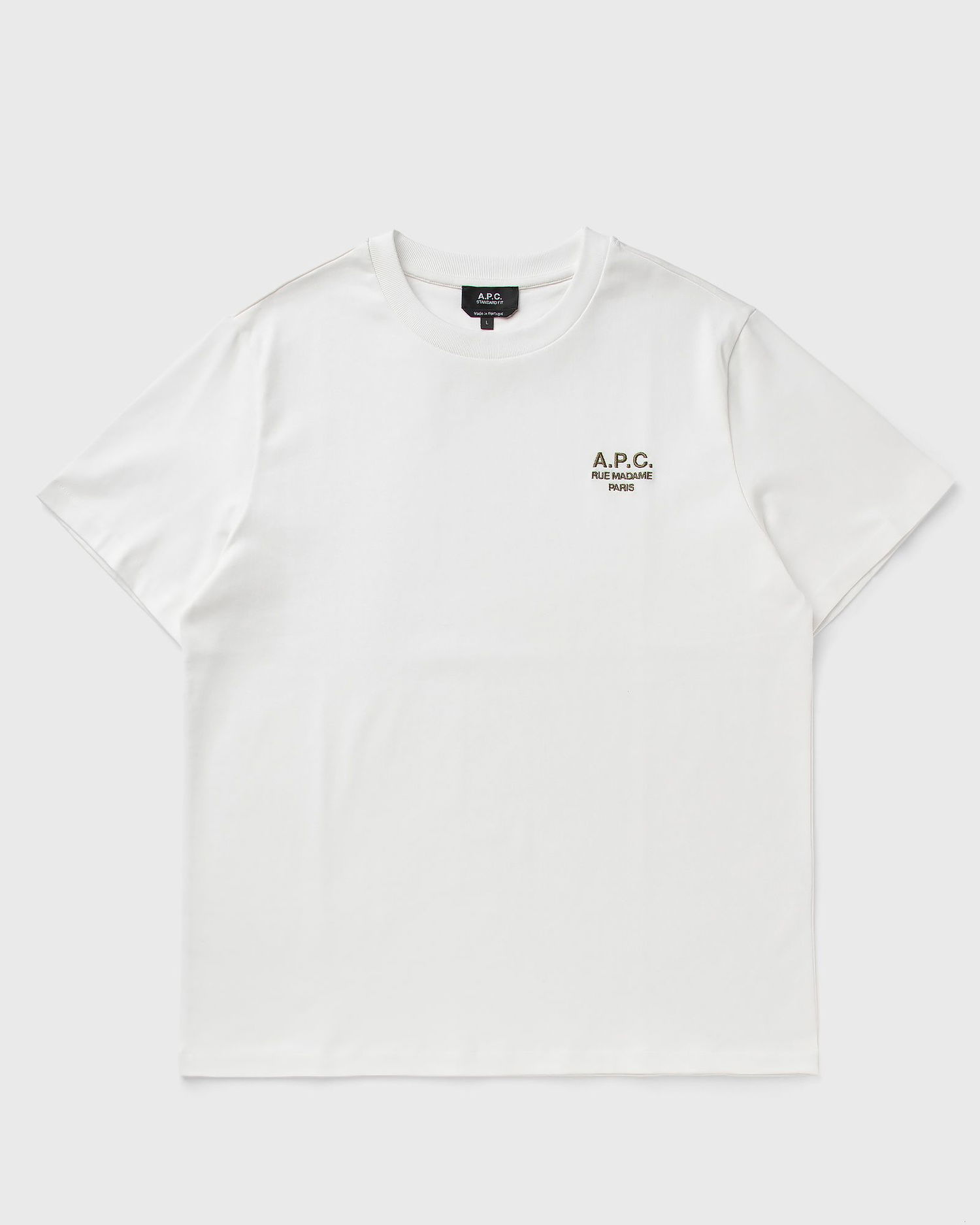 T-shirt A.P.C. A.P.C. Rue Madame T-Shirt Hvid | COHBU-M26388-TAF, 0