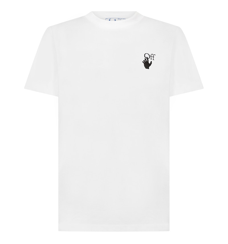 T-shirt Off-White Slim Fit Marker Arrow T-Shirt Hvid | OMAA027R21JER0030125