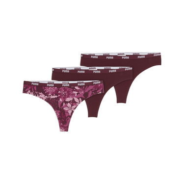 Trusser Puma 3 Pack Thong Panties Bourgogne | 947301_01, 0