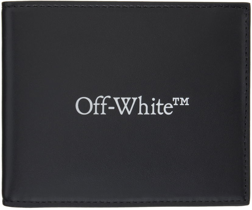 Tegnebog Off-White Black Bookish Wallet Sort | OMNC085C99LEA0011001