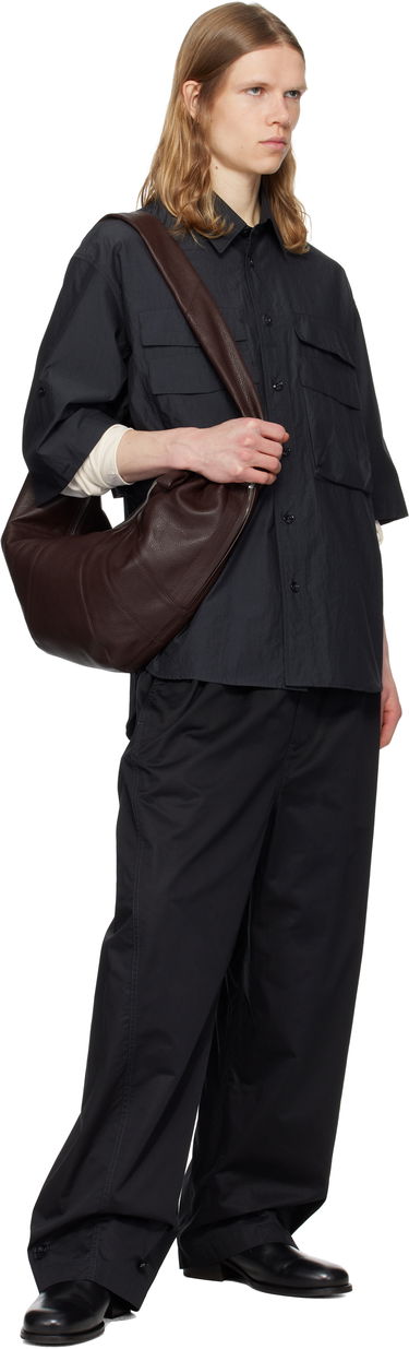 Joggingbukser LEMAIRE Lemaire Twisted Over Trousers Sort | PA1192 LF1207, 3