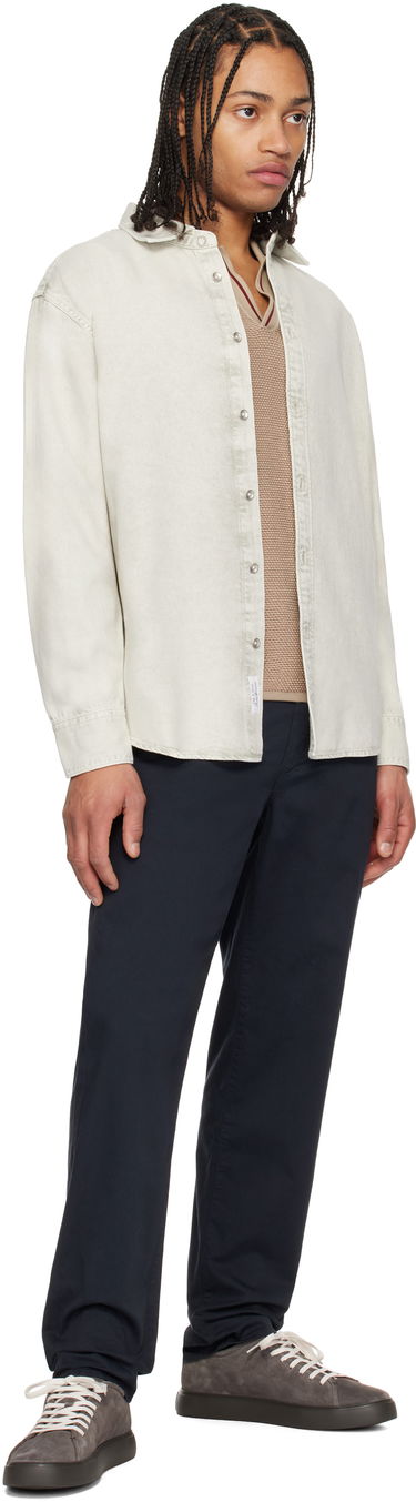 Skjorte rag & bone Rag & Bone Matthew Denim Shirt Beige | MED24H1438UFCC, 3