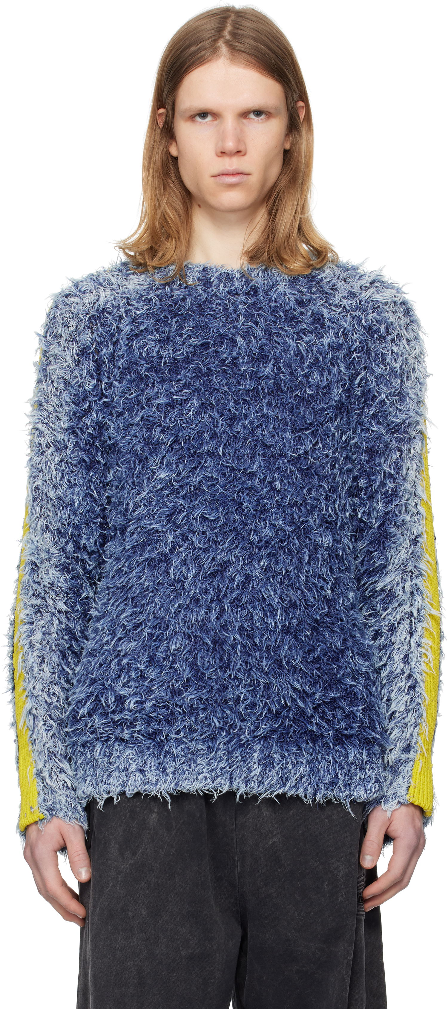 Sweater Diesel Diesel K-Damon Fuzzy Sweater Blå | A16569-0KNAE-8ATS, 0