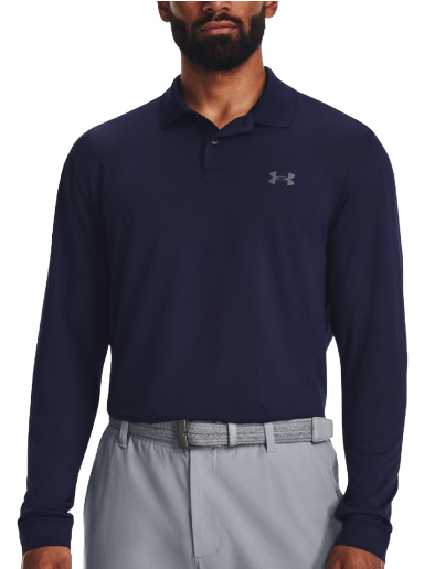 Polo skjorte Under Armour Performance 3.0 LS Polo Mørkeblå | 1379728-410