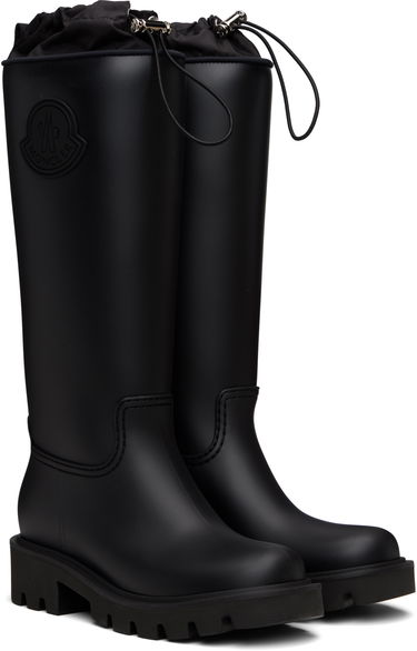 Tøj Moncler Moncler Kickstream High Rain Boots Sort | K209B4G00190M4522, 3