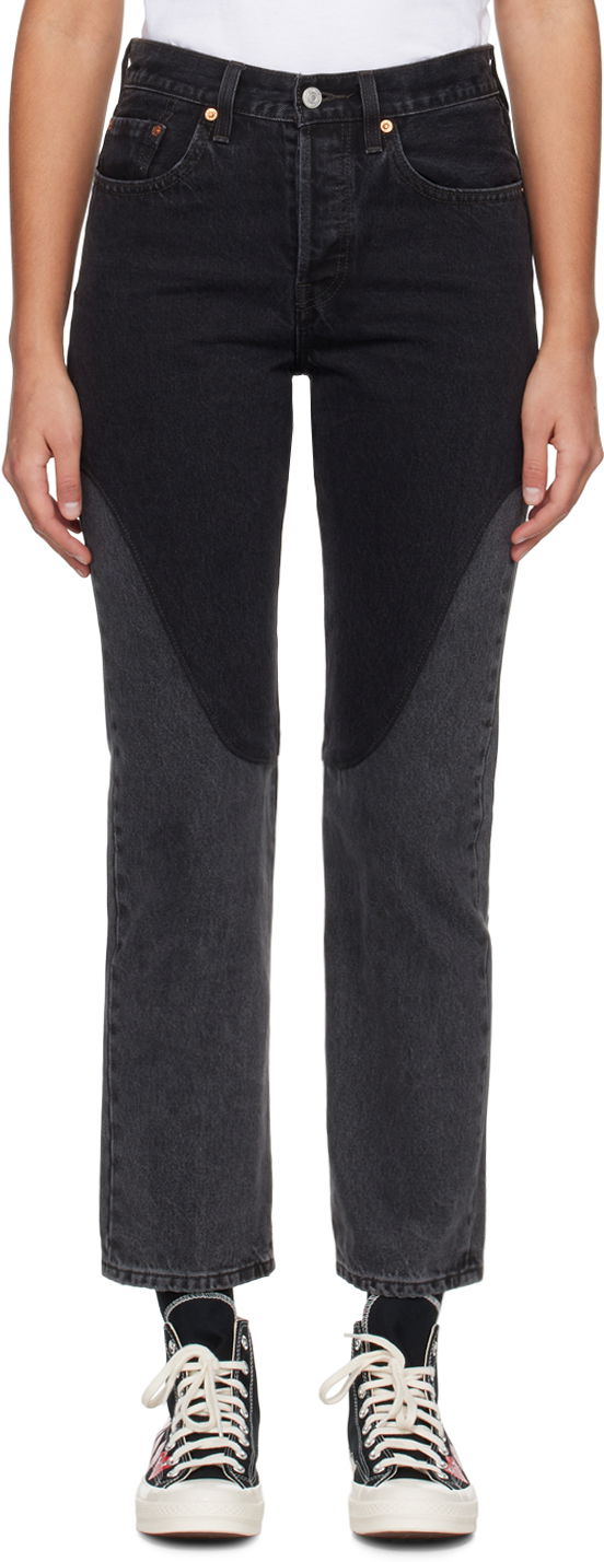 Jeans Levi's 501 Original Chaps Jeans Sort | A7501-0000, 0