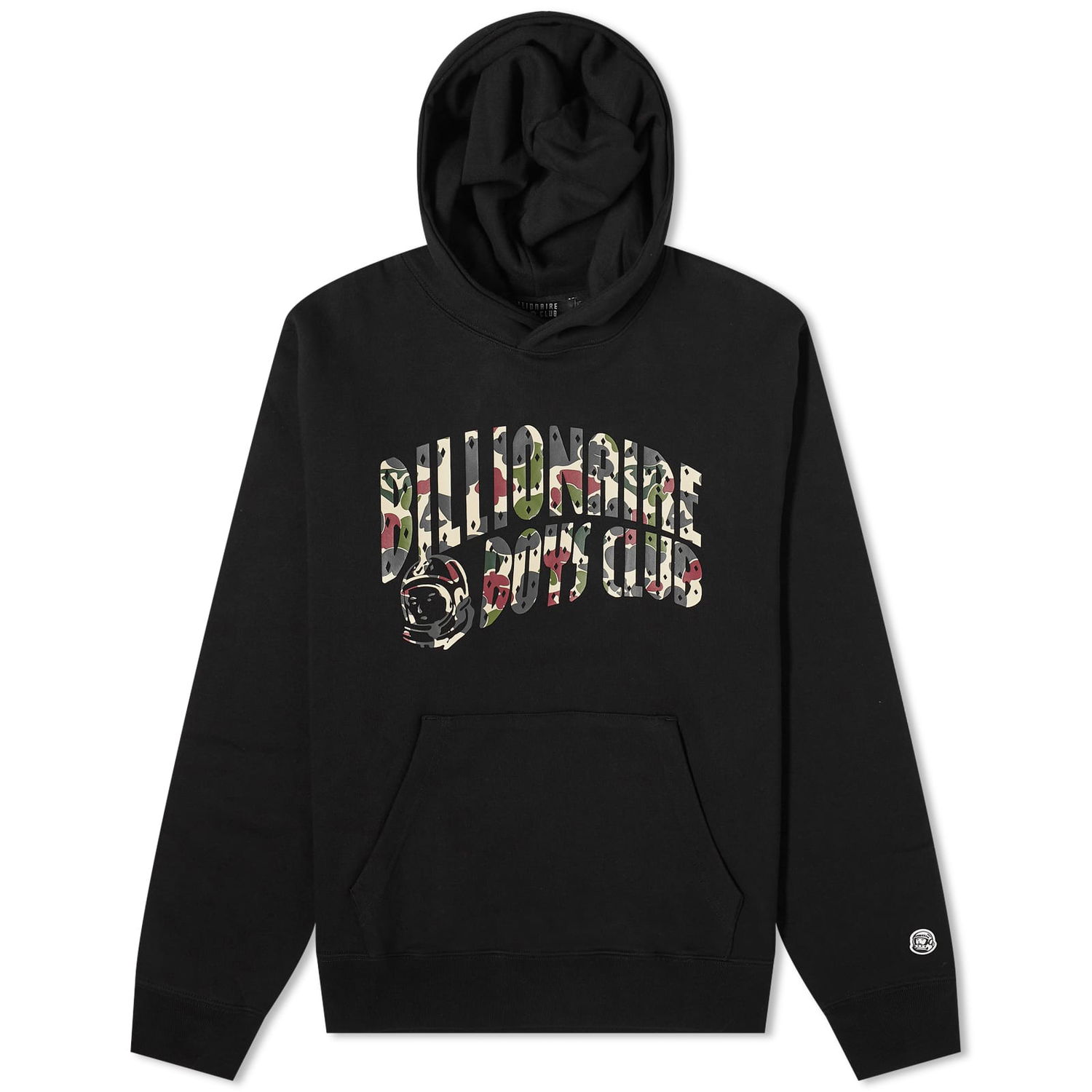 Sweatshirt BILLIONAIRE BOYS CLUB Duck Camo Arch Logo Popover Hoodie Sort | B23432-BLK, 0