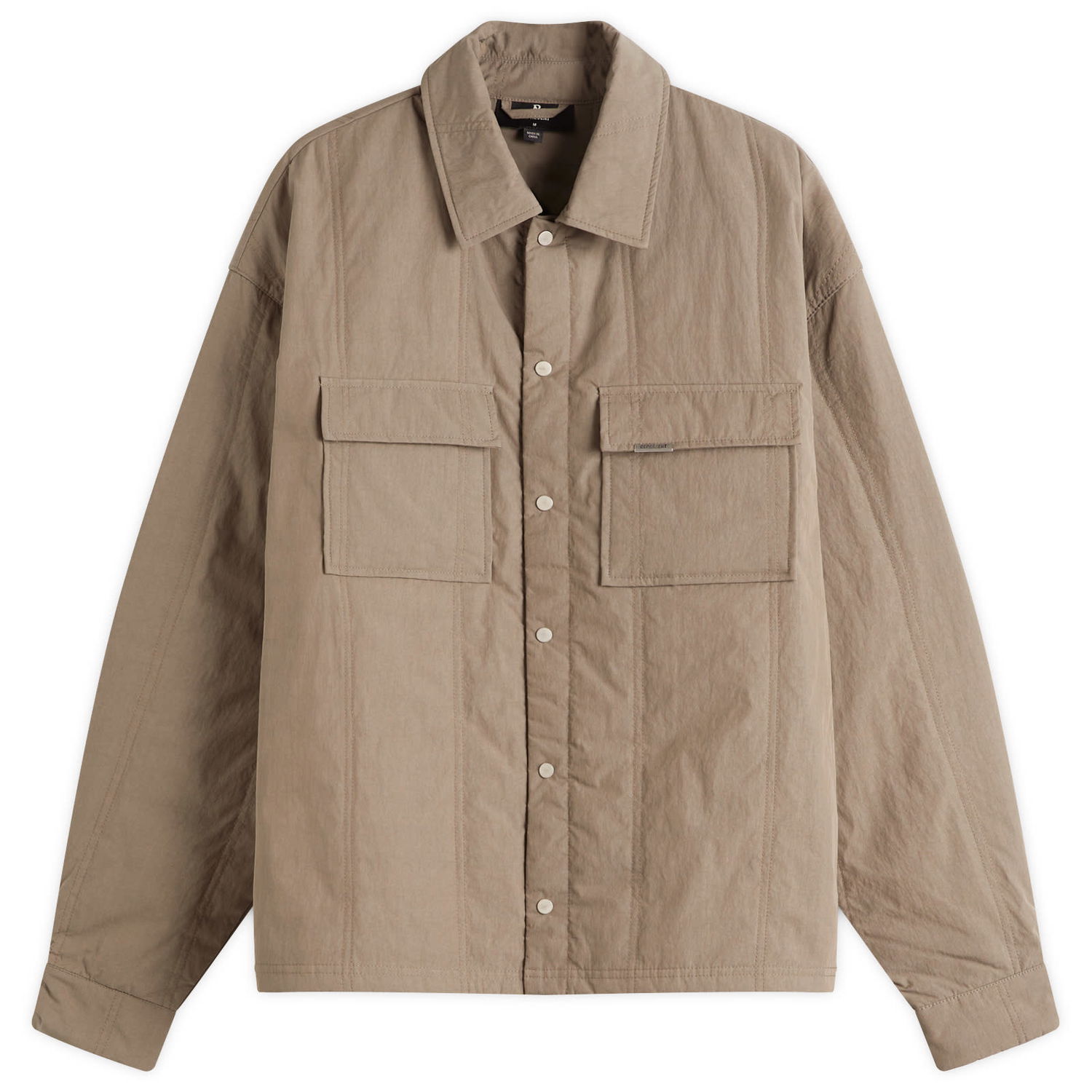 Skjorte Represent Clo Represent Quilted Overshirt Beige | MLM2911-46, 1