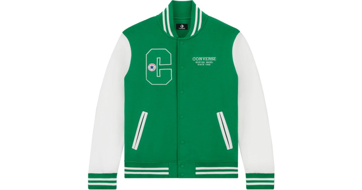 Bomberjakke Converse Chuck Patch Grøn | 10025766-a01-302, 1