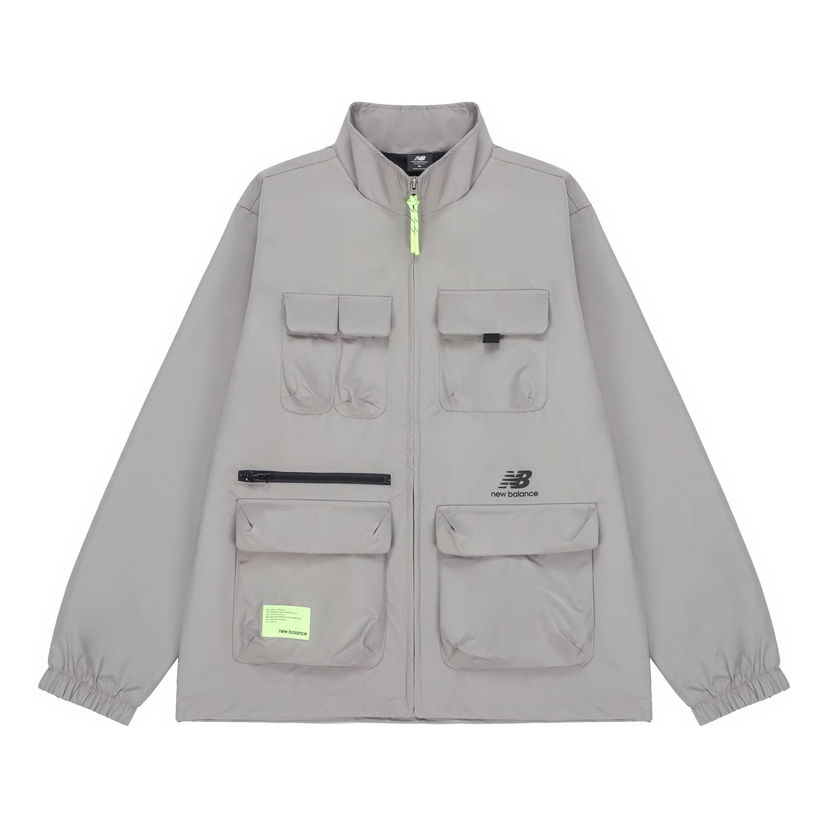 Vindjakke New Balance Men's Casual Sports Jacket Grå | AMJ21368-MHD