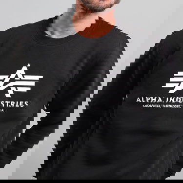 Sweatshirt Alpha Industries Basic Sweater Sort | 178302 03, 2