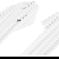 Back Print T-Shirt White, Size Large