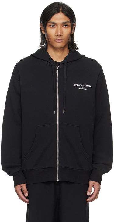 Sweatshirt Stella McCartney Robot Zip-Up Hoodie Sort | 6J02743SPY81, 0