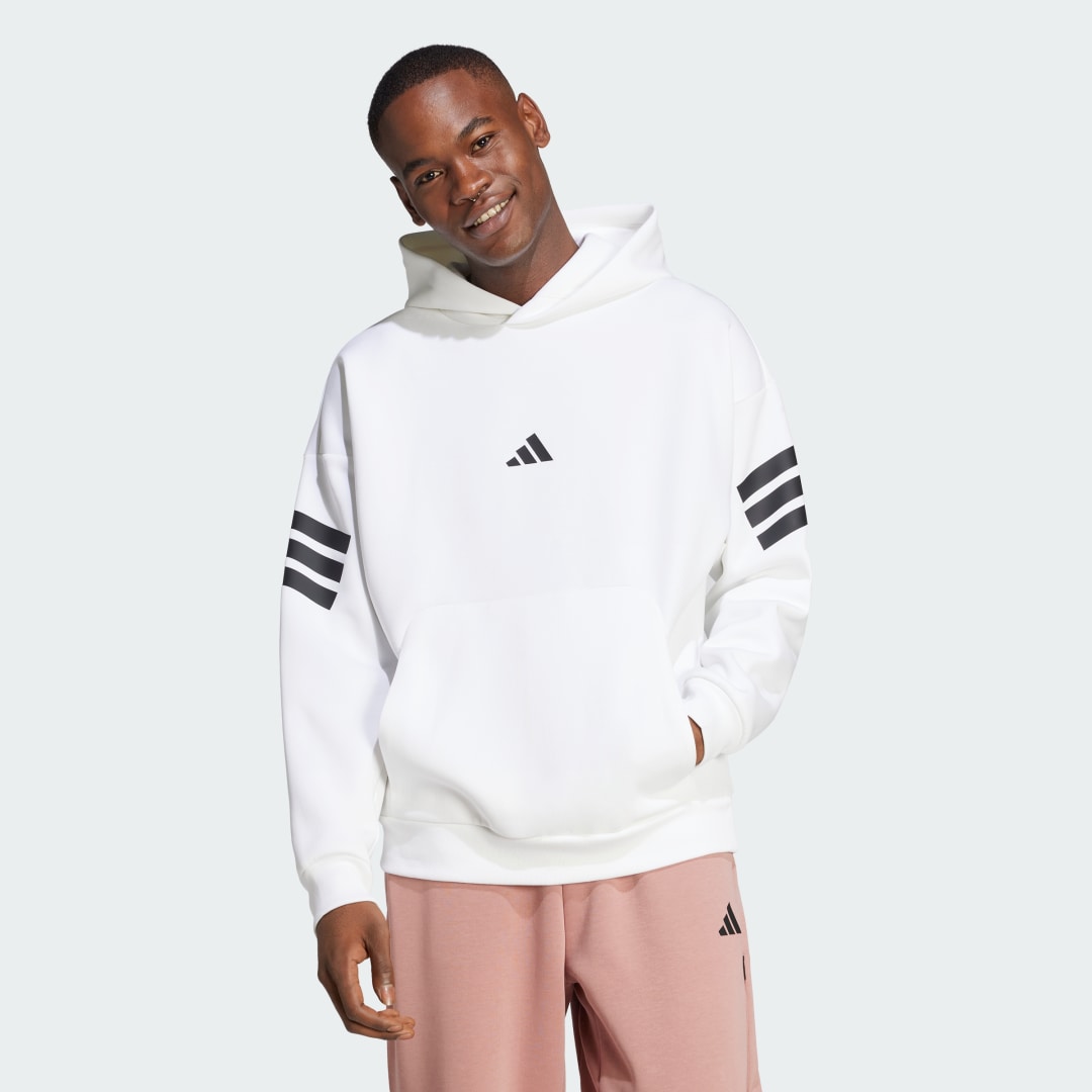 Sweatshirt adidas Performance Future Icons 3-Stripes Hoodie Hvid | JD4859, 1