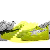 A Bathing Ape Men's BAPE Sta Painted Leather Sneakers in Yellow, Size UK 8 | END. Clothing