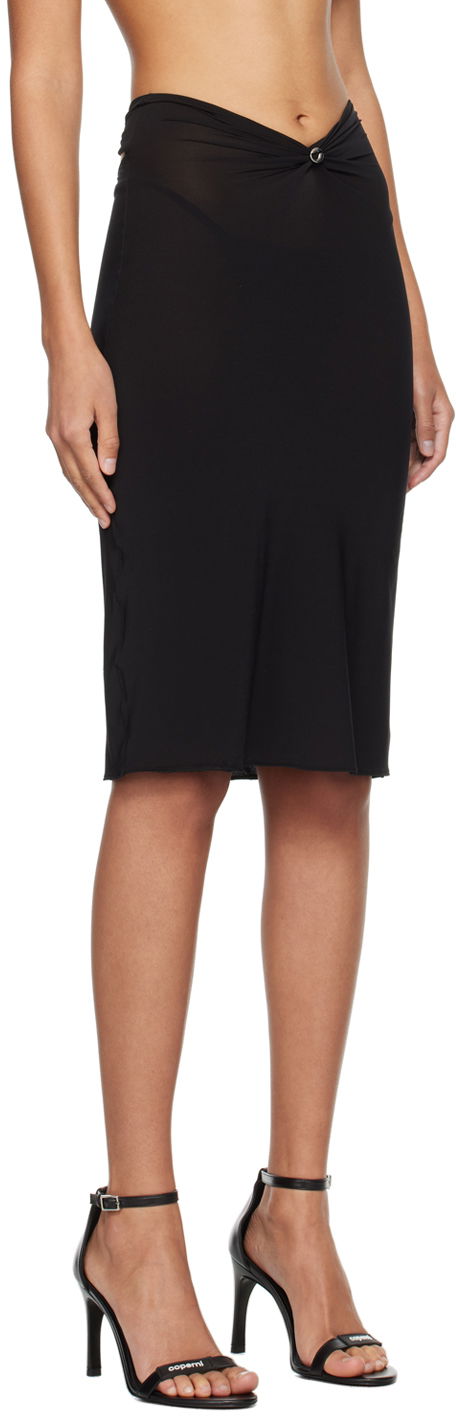 Nederdel Coperni Coperni Midi Triangle Skirt Sort | COPJ55568, 1