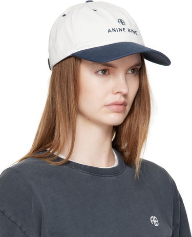 Kasket Anine Bing Anine Bing Jeremy Baseball Cap Hvid | A-12-9084-MTL6, 1