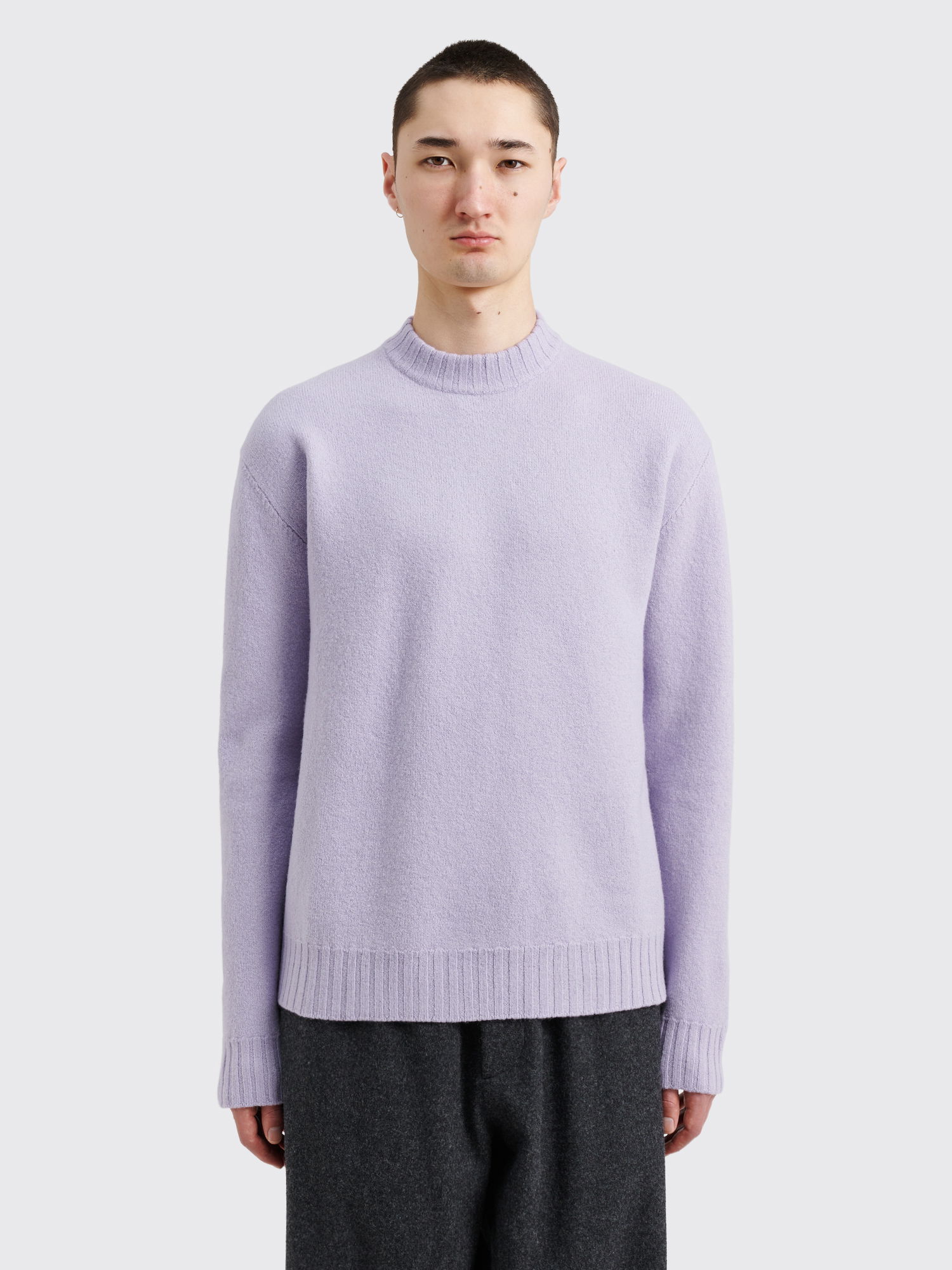 Sweater Jil Sander Boiled Fine Merino Wool Sweater Lilla | J21GP0002 J14506 524, 0