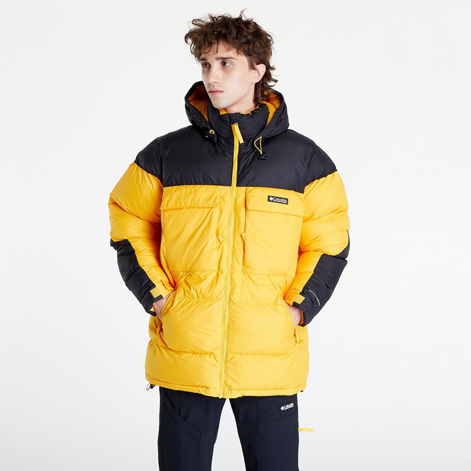 Puffer jakke Columbia Ballistic Ridge™ Oversized Puffer Jacket Gul | 2011261703, 0