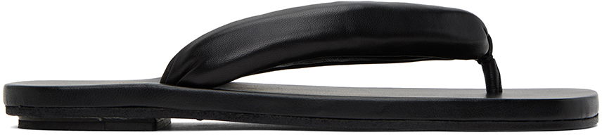 Tøj Dries Van Noten Dries Van Noten Padded Flip-Flops Sort | MS241-1061-112, 0