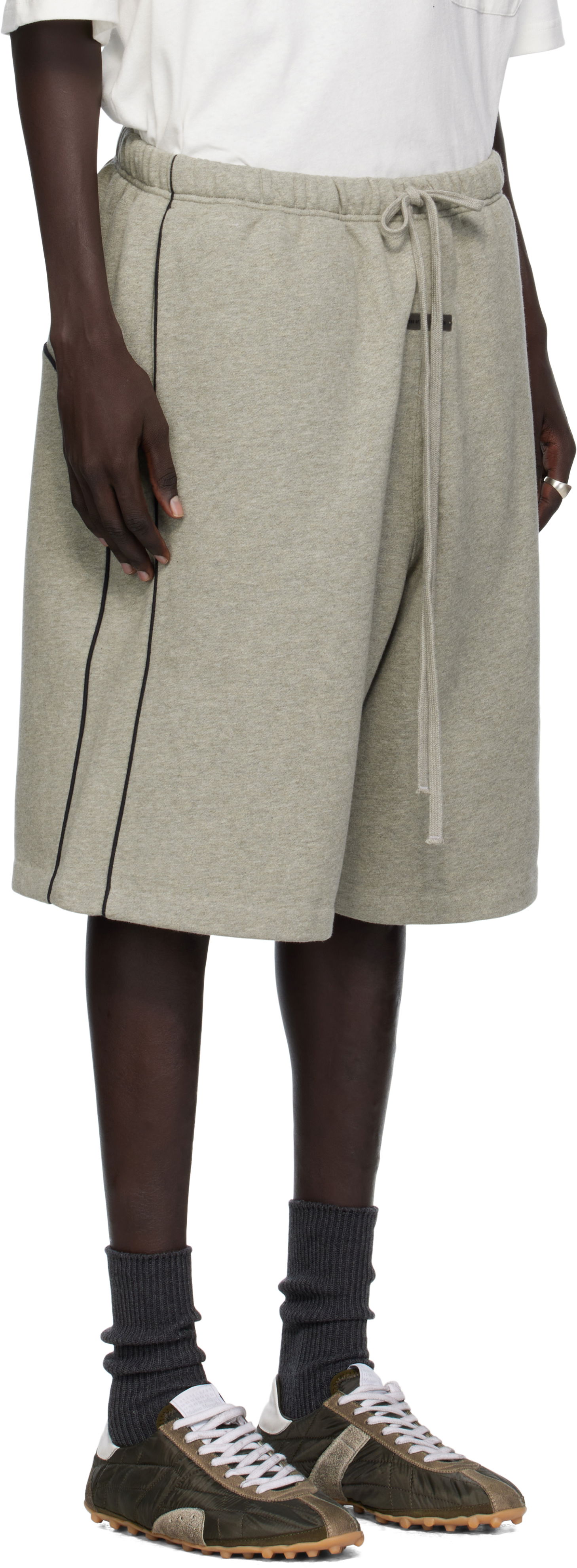 Shorts Fear of God Fear of God ESSENTIALS Basketball Jersey Shorts Grå | 160SP254555F, 1