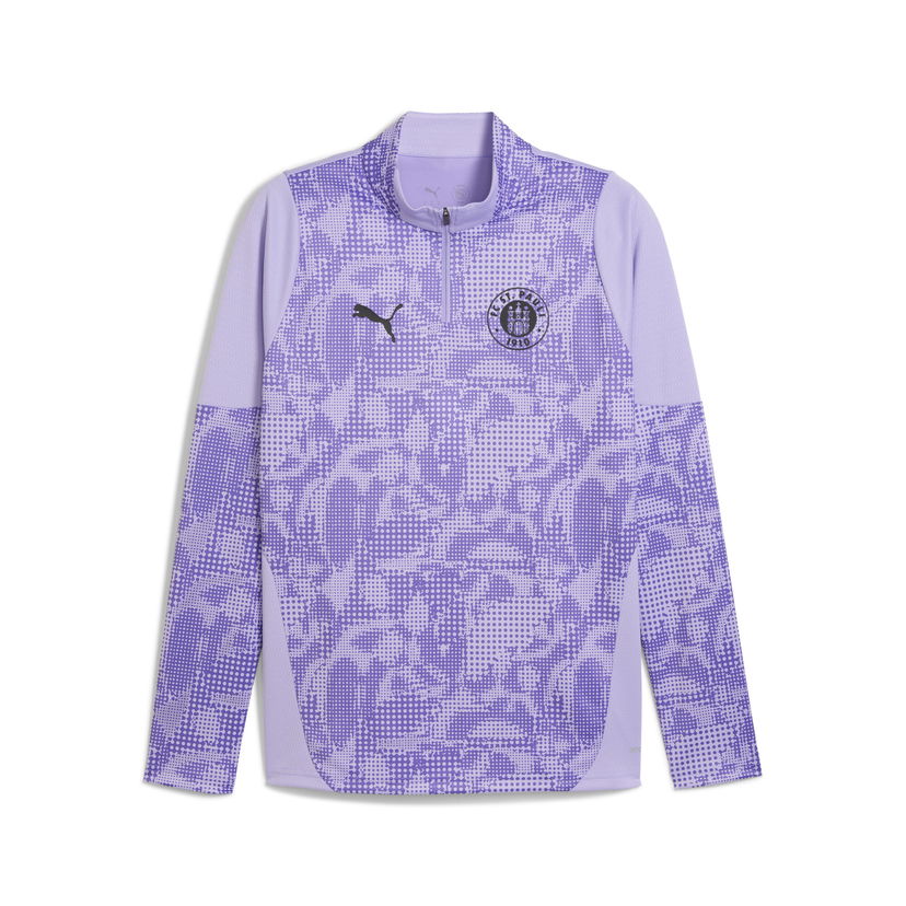 Sweatshirt Puma FC St. Pauli Men's Training Quarter-Zip Lilla | 783578_10