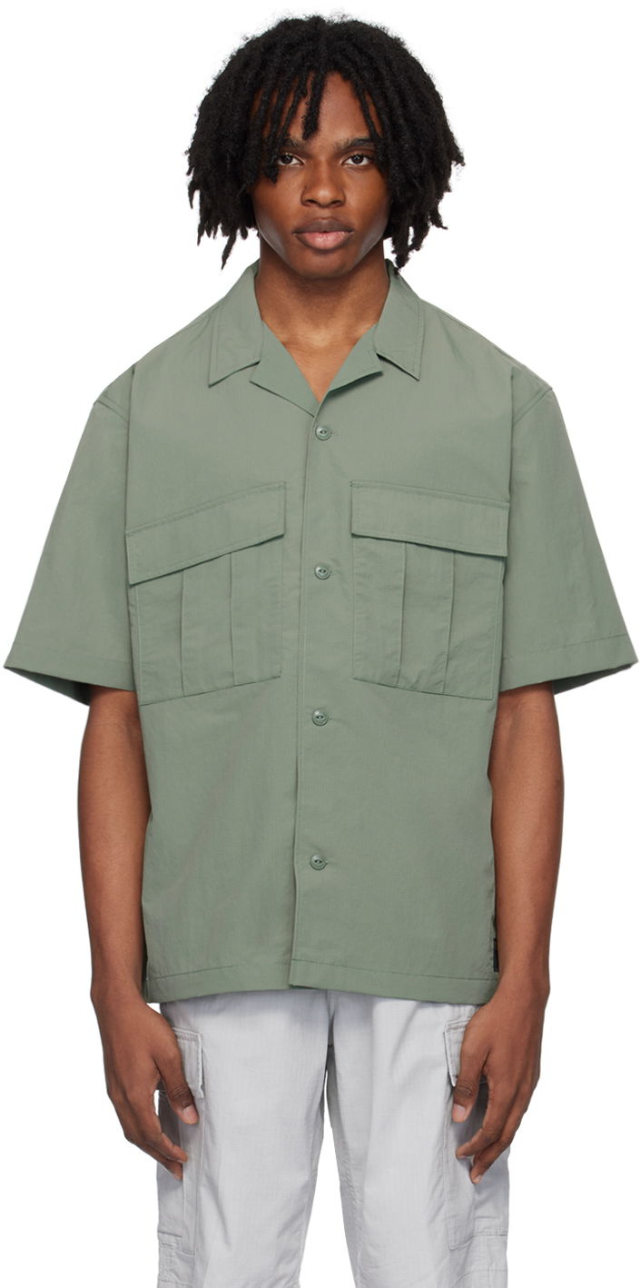 Skjorte Carhartt WIP Short Sleeve Camp Collar Shirt Grøn | I033022