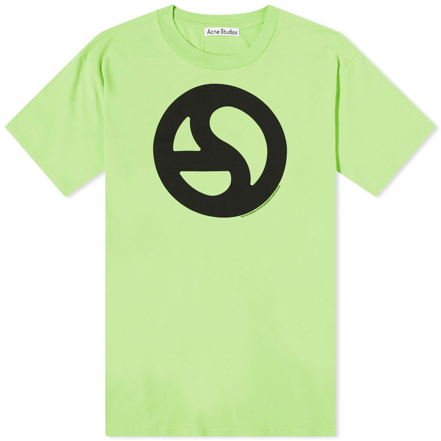 T-shirt Acne Studios Everest Logogram T-Shirt Grøn | CL0265-ABF, 0