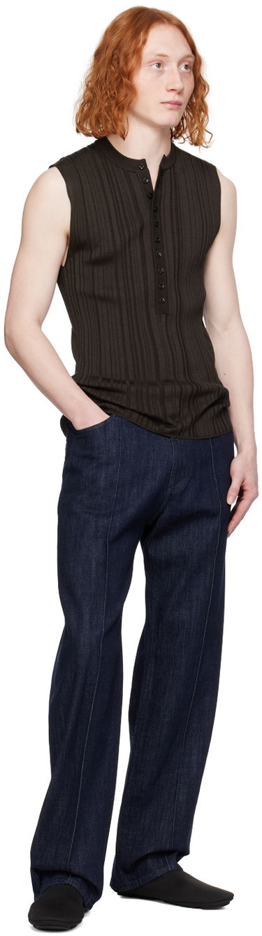Jeans Dolce & Gabbana Seamed Jeans Blå | GWVNXD G8KG6, 3