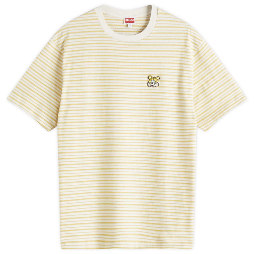 T-shirt KENZO Verdy Collection Embroidered Classic T-Shirt, Size Large Beige | FF55TS4974SD-40