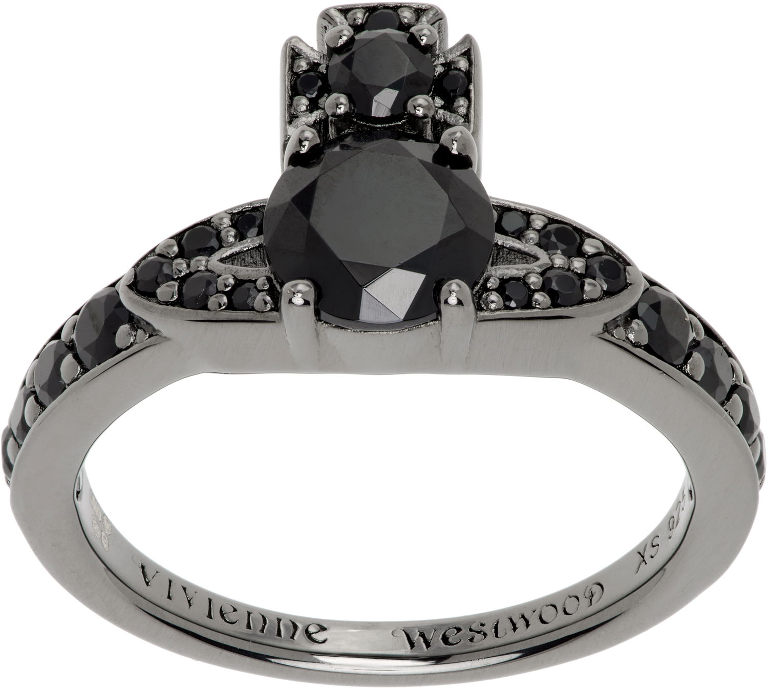 Ring Vivienne Westwood Vivienne Westwood Ismene Black Crystal Ring Sort | 6404017L-01S101-, 0