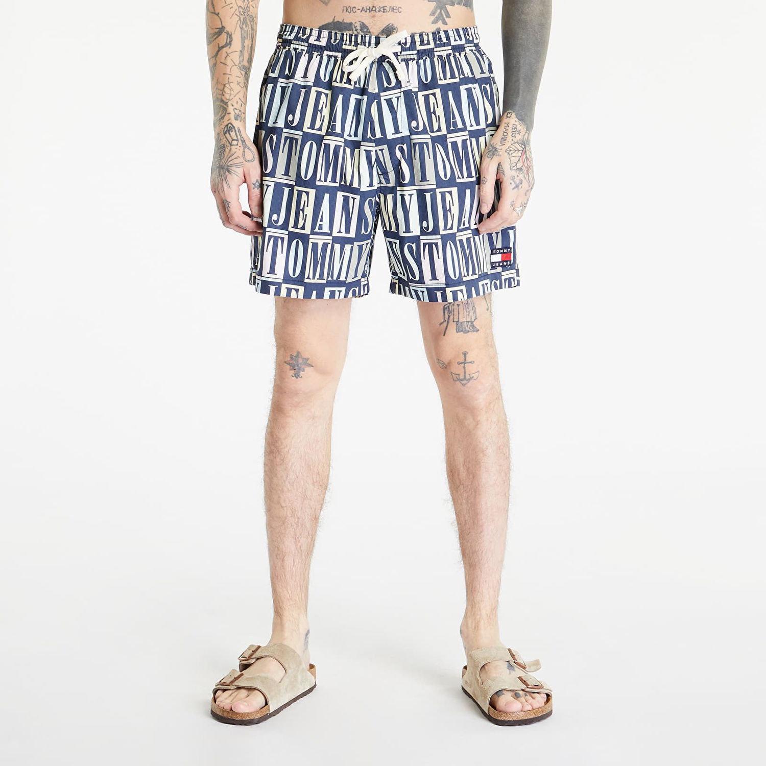 Shorts Tommy Hilfiger Pastel Camo Poplin Beach Shorts Flerfarvet | DM0DM15971 DX2, 0