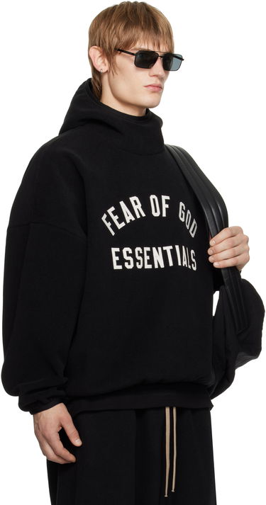 Sweatshirt Fear of God Fear of God ESSENTIALS Brushed Hoodie Sort | 202HO246410F, 1