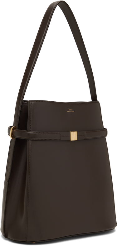 Håndtaske TOTEME TOTEME Leather Bucket Bag with Belt Brun | 244-WAL0048-LE0025, 1