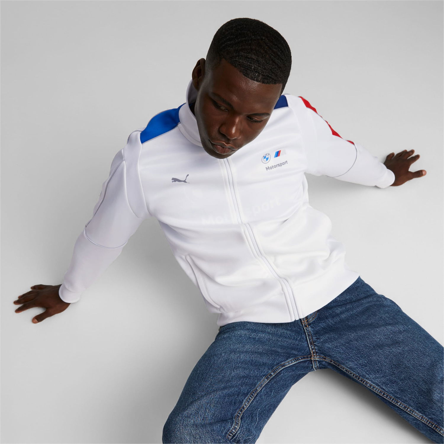 Jakke Puma BMW M Motorsport MT7 Track Jacket Hvid | 535859_02, 0