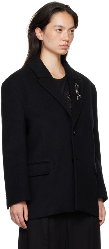Jakke Blumarine Blumarine Bijoux Pin Blazer Sort | A422S083A, 1