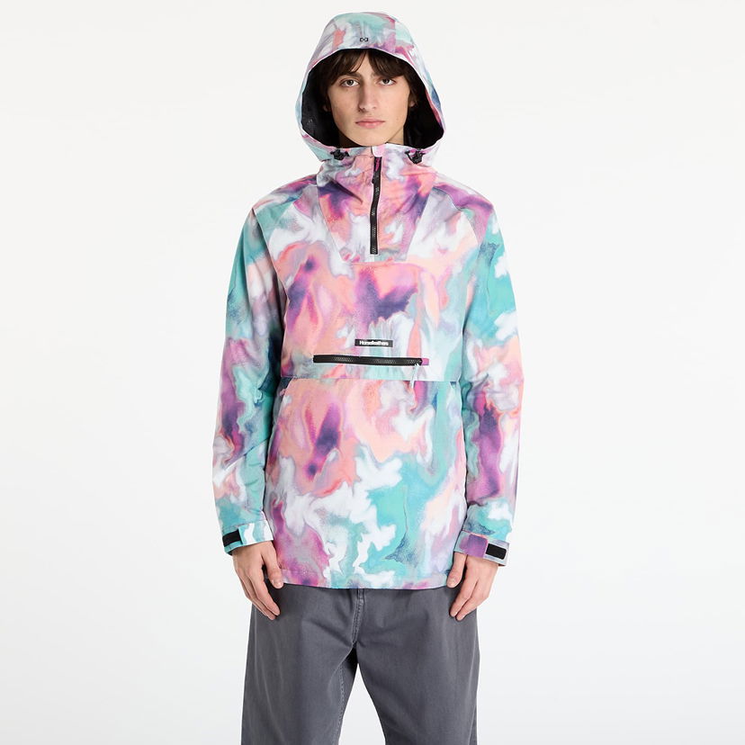 Jakke Horsefeathers Fiora Swirl Print Hooded Anorak Jacket Flerfarvet | OW230A