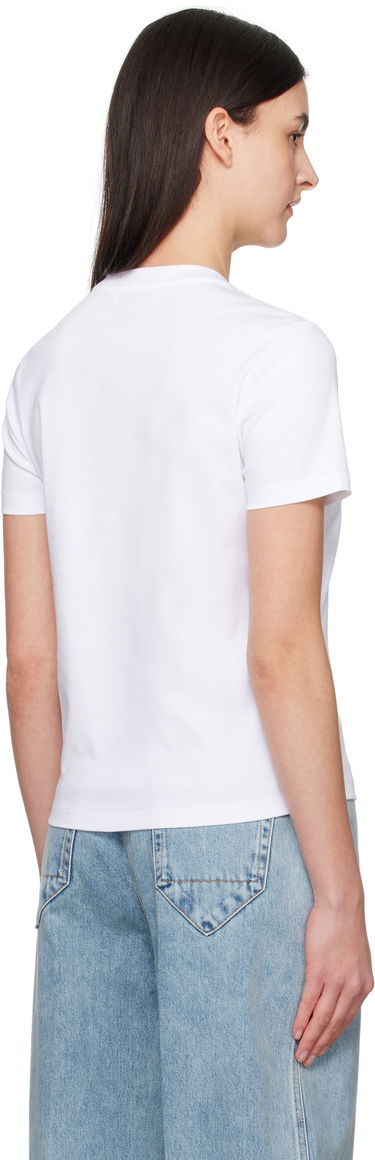 T-shirt LANVIN Lanvin Bead Embroidered T-Shirt Hvid | RW-TS9030-J176-P25, 2