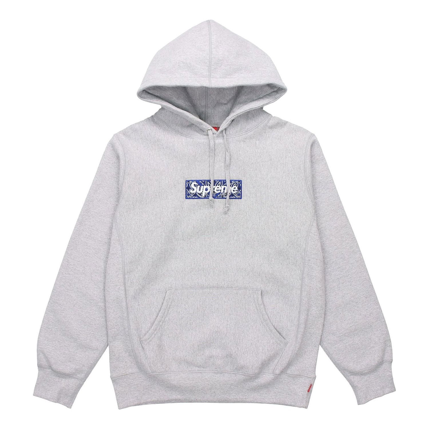 Sweatshirt Supreme Supreme Bandana Box Logo Hooded Sweatshirt Grå | SUP-FW19-10830, 0