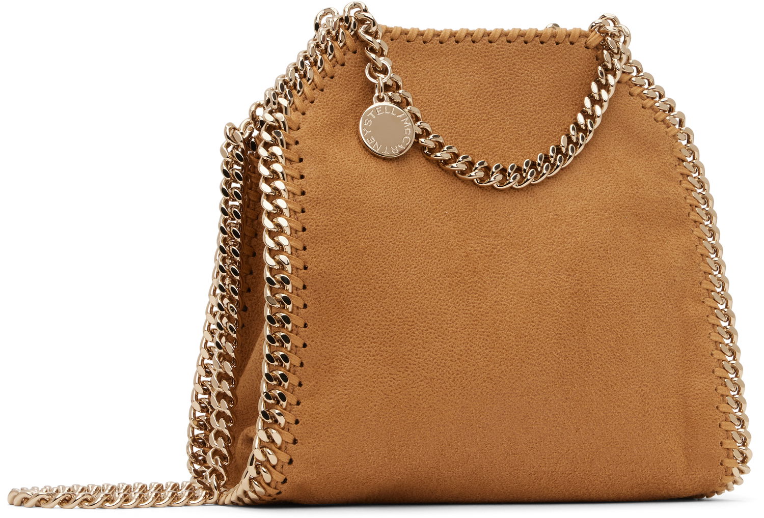 Håndtaske Stella McCartney Stella McCartney Falabella Tiny Chain Bag Brun | 391698WP0404, 1