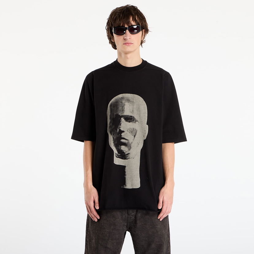 T-shirt Rick Owens Rick Owens DRKSHDW Jumbo Short Sleeve T-Shirt with Head Print Sort | DU02E7274 RIGEP1 0908