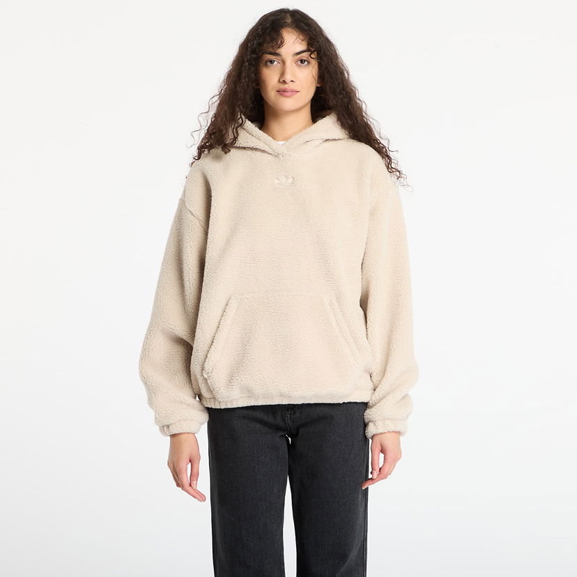 Sweatshirt adidas Originals Essentials Teddy Hoodie Beige | JW6061