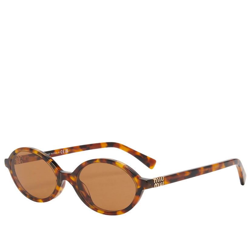 Solbriller Miu Miu Miu Miu 04ZS Oval Sunglasses Brun | 0MU-04ZS-50-19P2Z1